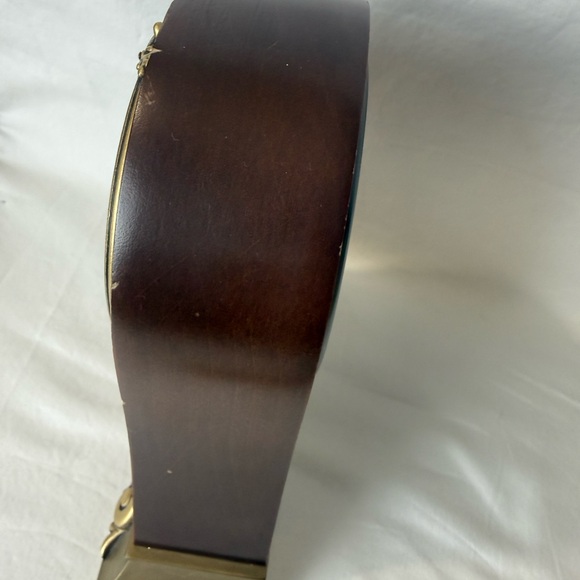 Vintage SETH THOMAS Heirloom Mantel Clock Dark Wood Classic Collectible - Picture 11 of 11